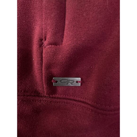 Outdoor Research Burgundy Full Zip Fleece Jacket Size Small Petite - Picture 8 of 12